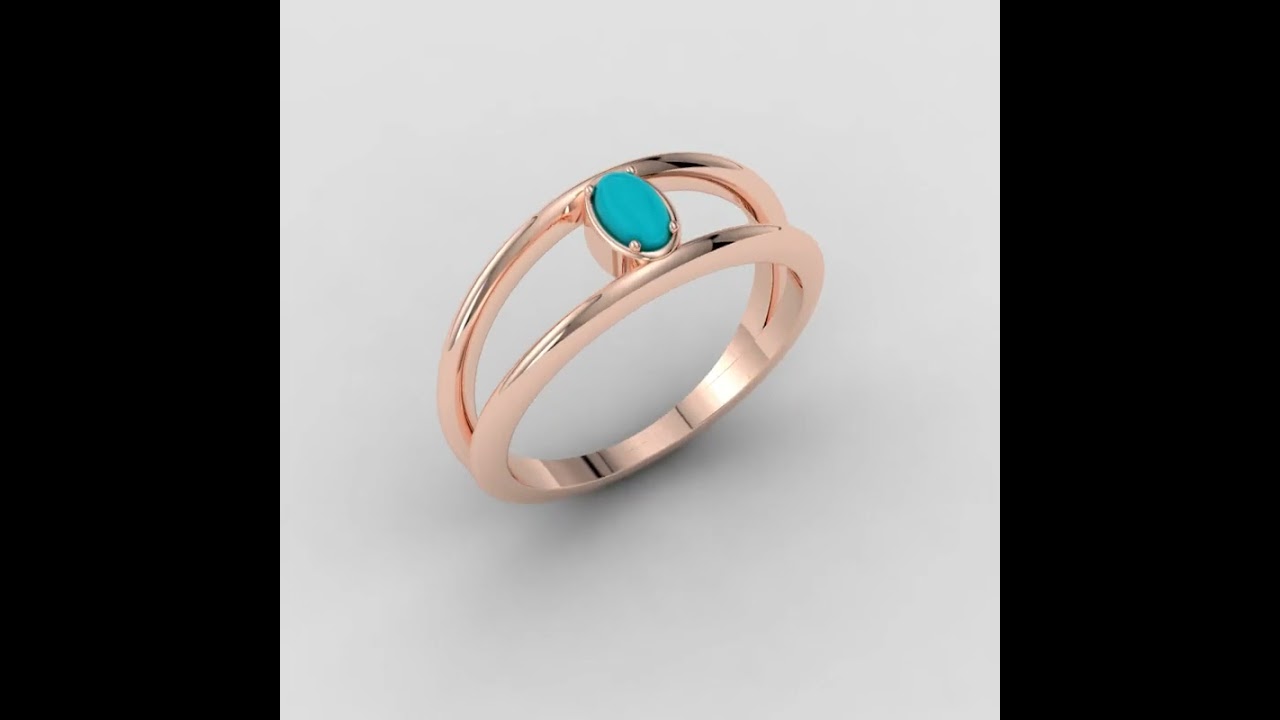 Turquoise ring.