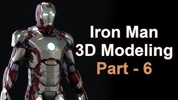 Iron Man Modeling in amazing way || Part - 6 || Autodesk 3d Maya (Timelapse)