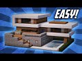 Casa moderna para supervivencia minecraft (Creditos a Rizzial)