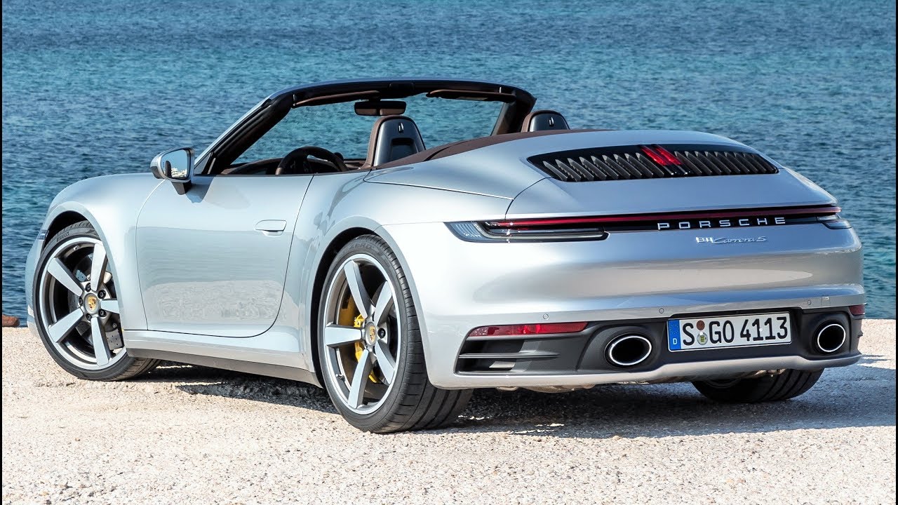 2020 Silver Porsche 911 Carrera S Cabriolet - Pure Driving Pleasure -  YouTube