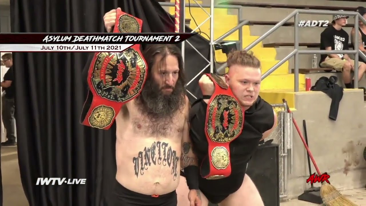 Angelo Gallareto & Kevin Noire (Black Cube Society) win the AWR Tag Team Titles for the 1st Time!