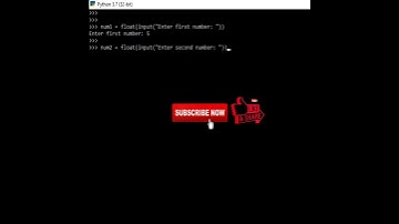 How to Find Addition of Two Numbers using Python language