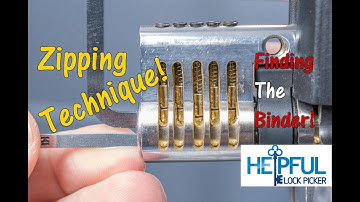 [215] How To Identify The Binding Pin With The Zipping Test
