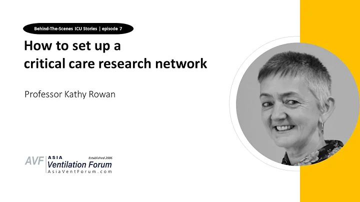 How to set up a critical care research network  Pr...
