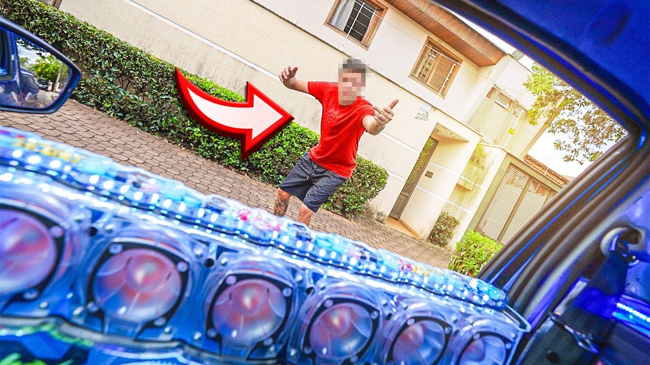 Assustando as pessoas na rua com a Buzina de Trem da Saveiro G8 🤣🤣🤣🤣