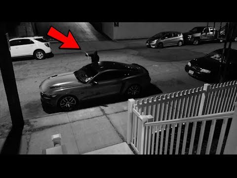 SOMEONE TRIED STEALING MY CAR! *LIVE FOOTAGE* - YouTube