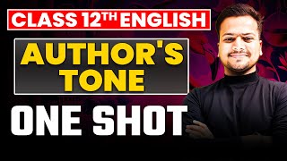 10 Min मैं TONE of the PASSAGE निकालो | How to Identify Tone of the Author? | Class 12 Board 2024