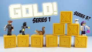 Roblox Celebrity Collection Series 1 Gold Mystery Boxes At Walmart Youtube - roblox series 1 celebrity