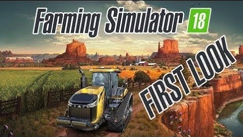FS 18(FARMING SIMULATOR) INTRO Offical video #farming #fs18  