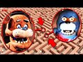 STUCK IN A FNAF MAZE... (Full Movie)