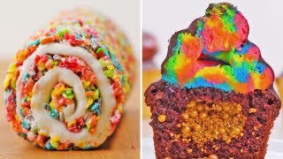 Rainbow Dessert Ideas | Cake, Cupcakes and More Delicious Treats by So Yummy