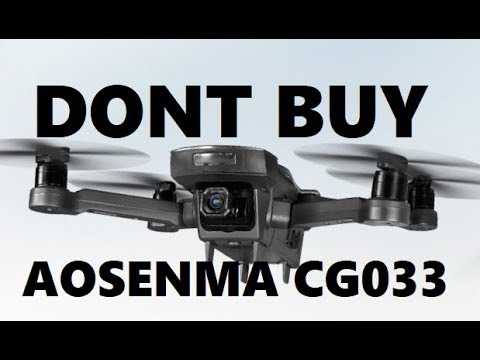 Aosenma CG033 FLIGHT CAMERA TEST Dual GPS Drone REVIEW - YouTube