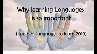 Why learning languages is important