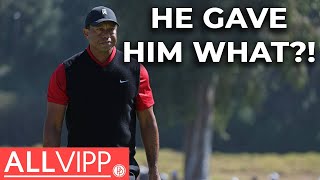 Tiger Woods Gives Justin Thomas a Tampon After Outdriving Him | ALLVIPP