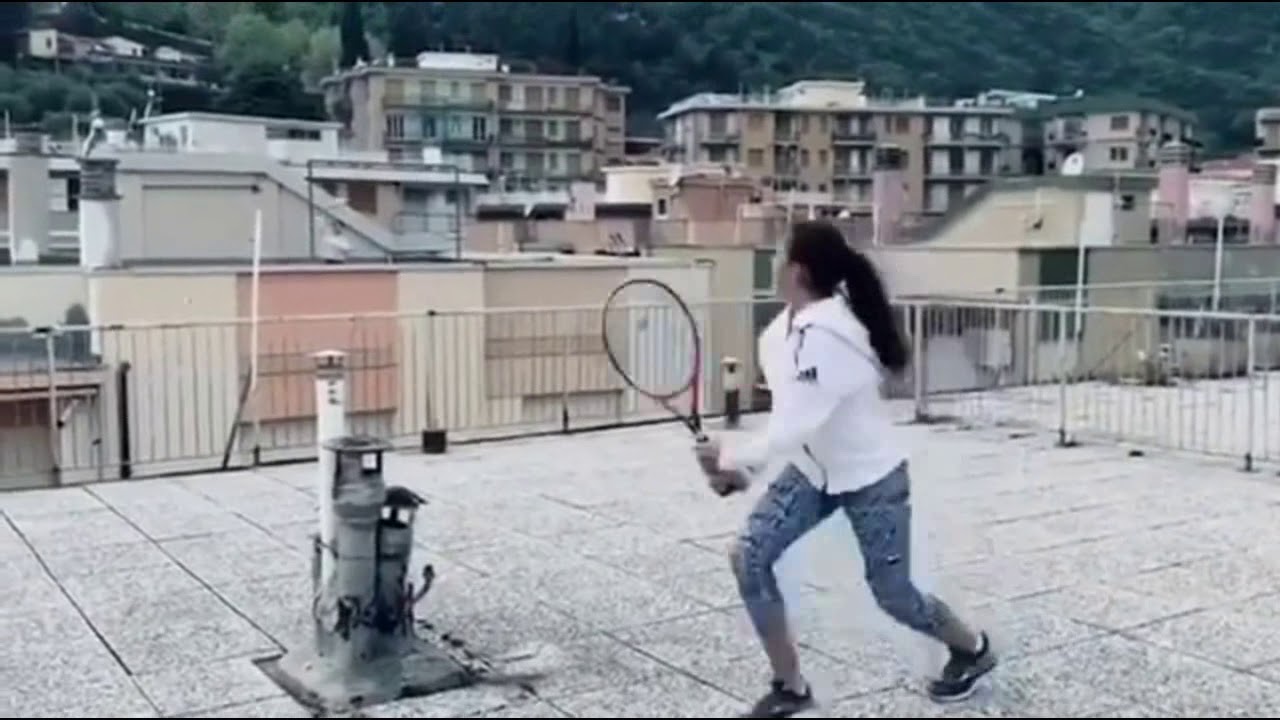 Tennis Players in Quarantine Compilation YouTube