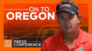 Oklahoma State Football Weekly Press Conference | Eric Morris looks ahead to home opener vs. Oregon