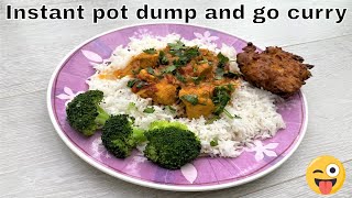 Instant pot dump and go curry