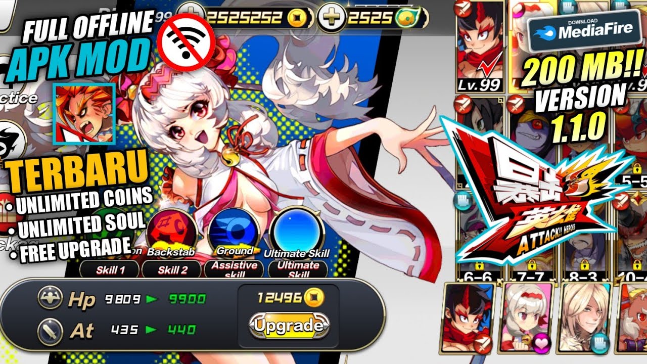 turn-based-game-offline-anime-terseru-wajib-coba-attack-heroes-mod