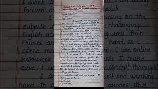letter to father telling about your preparation of annual exams | letter to father| letter writing