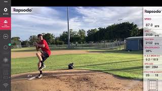 Declan Stevens 87Mph Fastball