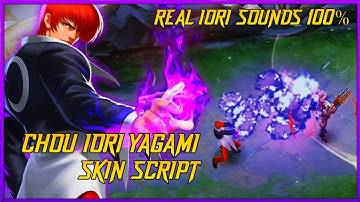 (Gloo Patch) New Real Full Background 100% Chou KOF Skin Script With Audio & Effects ABC File
