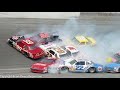 Over 1 Hour of NASCAR Busch Series Biggest Mutil-Car Crashes at Daytona & Talladega: 1989 to 2003