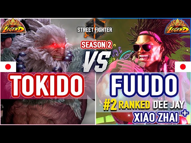 SF6 🔥 Tokido (Akuma) vs Fuudo (#2 Ranked Dee Jay) & XiaoZhai (Cammy) 🔥 SF6 High Level Gameplay class=