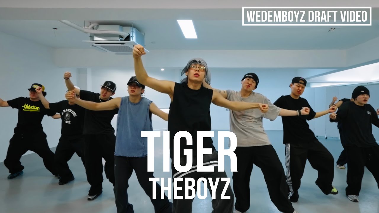 THEBOYZ (더보이즈) - Tiger 안무가 버전 시안 영상 | 위댐보이즈 Original Choreographer's demo