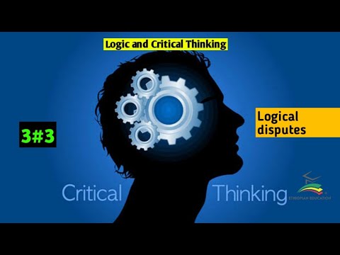 Logic Chapter 3 p_3 Logical Disputes Freshman - YouTube