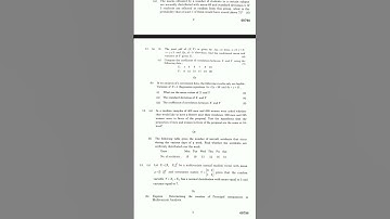 MA 4151 - APPLIED PROBABILITY AND STATISTICS FOR COMPUTER SCIENCE ENGINEERS (NOV/DEC 2023)