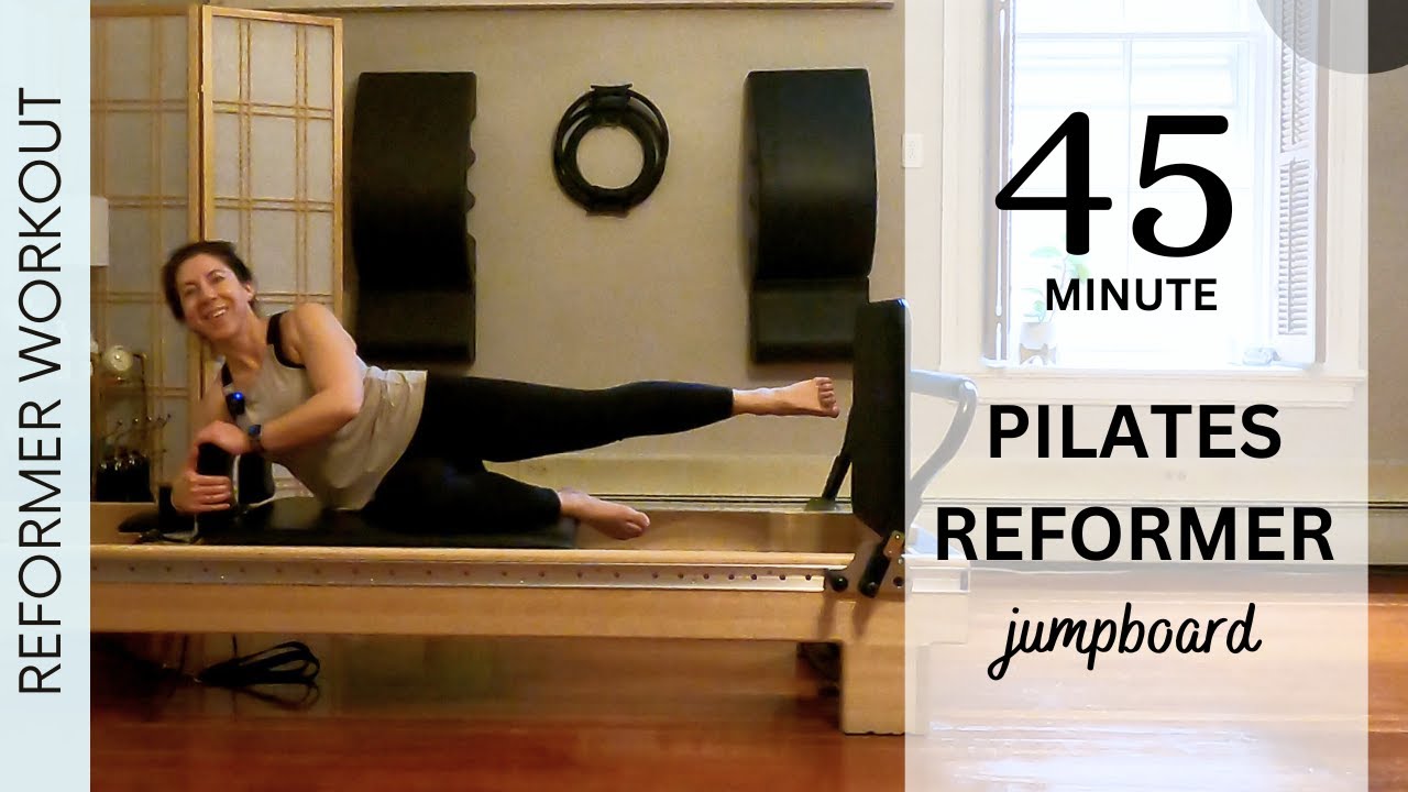 PILATES REFORMER JUMPBOARD Workout 45 Min Intermediate Level No