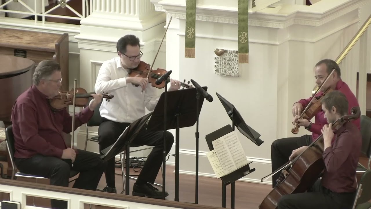 Every Time I Feel the Spirit arr. Thomas Quigley | String Quartet Central UMC 10/30/2022