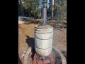 Making Charcoal with a Retort