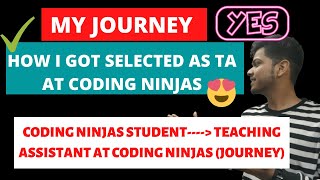 How to become Teaching assistant at coding ninjas | Everything about coding ninjas TAship | TA