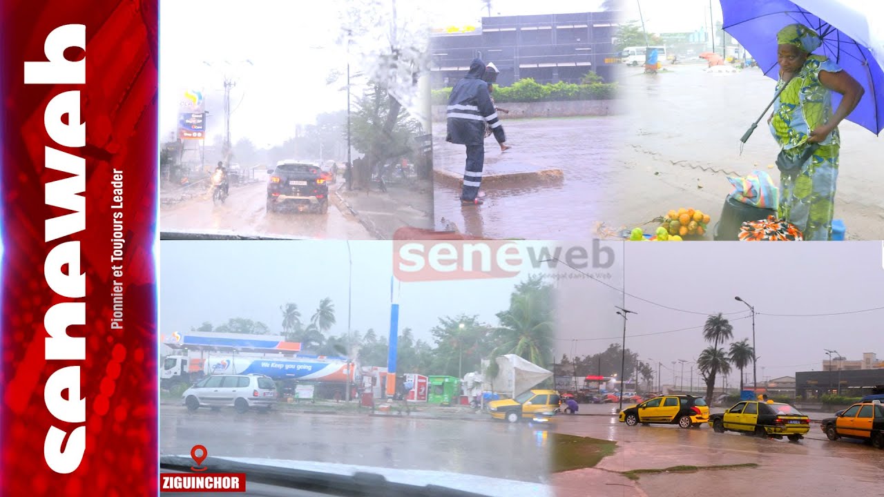 Pluie à Ziguinchor : Découvrez le nouveau visage que ça donne