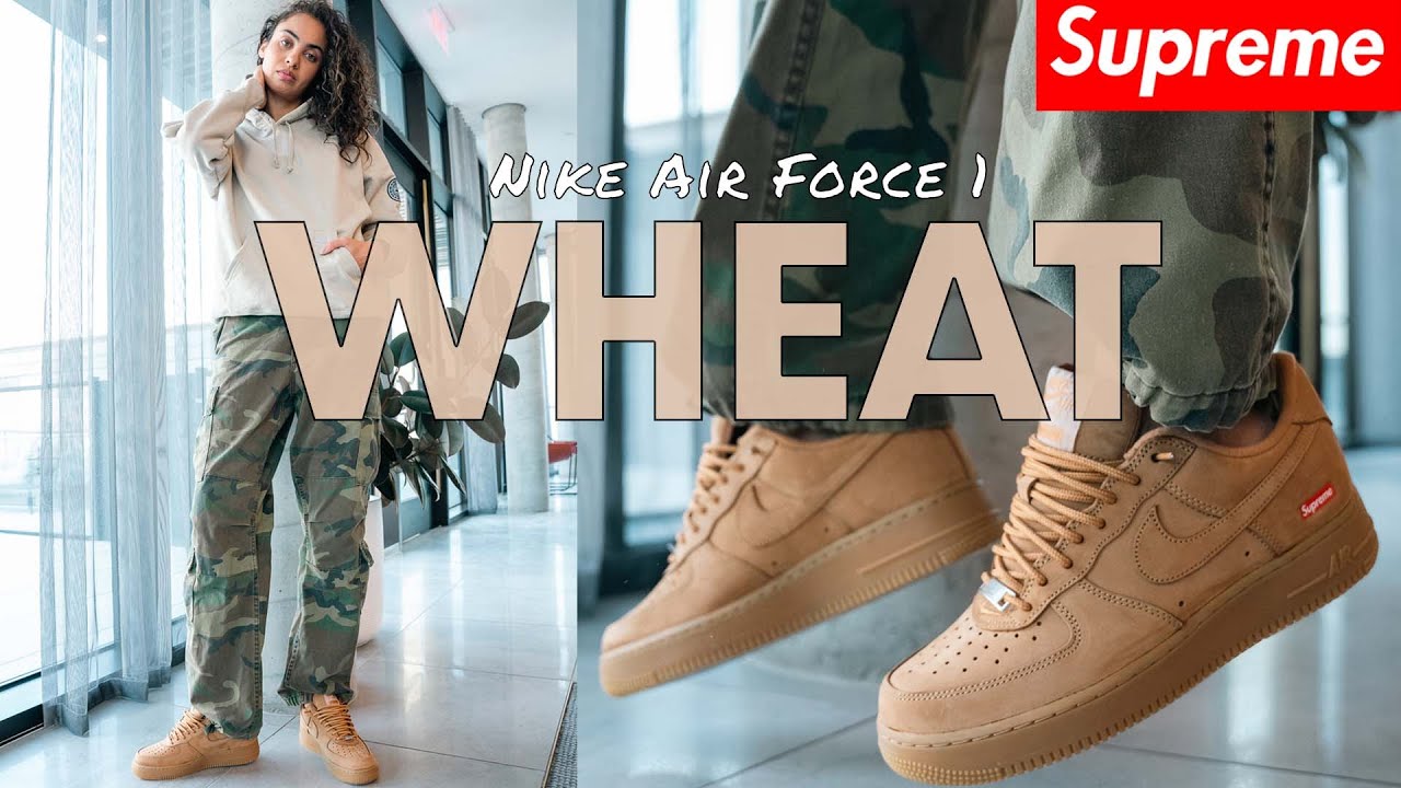 【フリース】 Supreme Nike Air Force wheat アノラック
