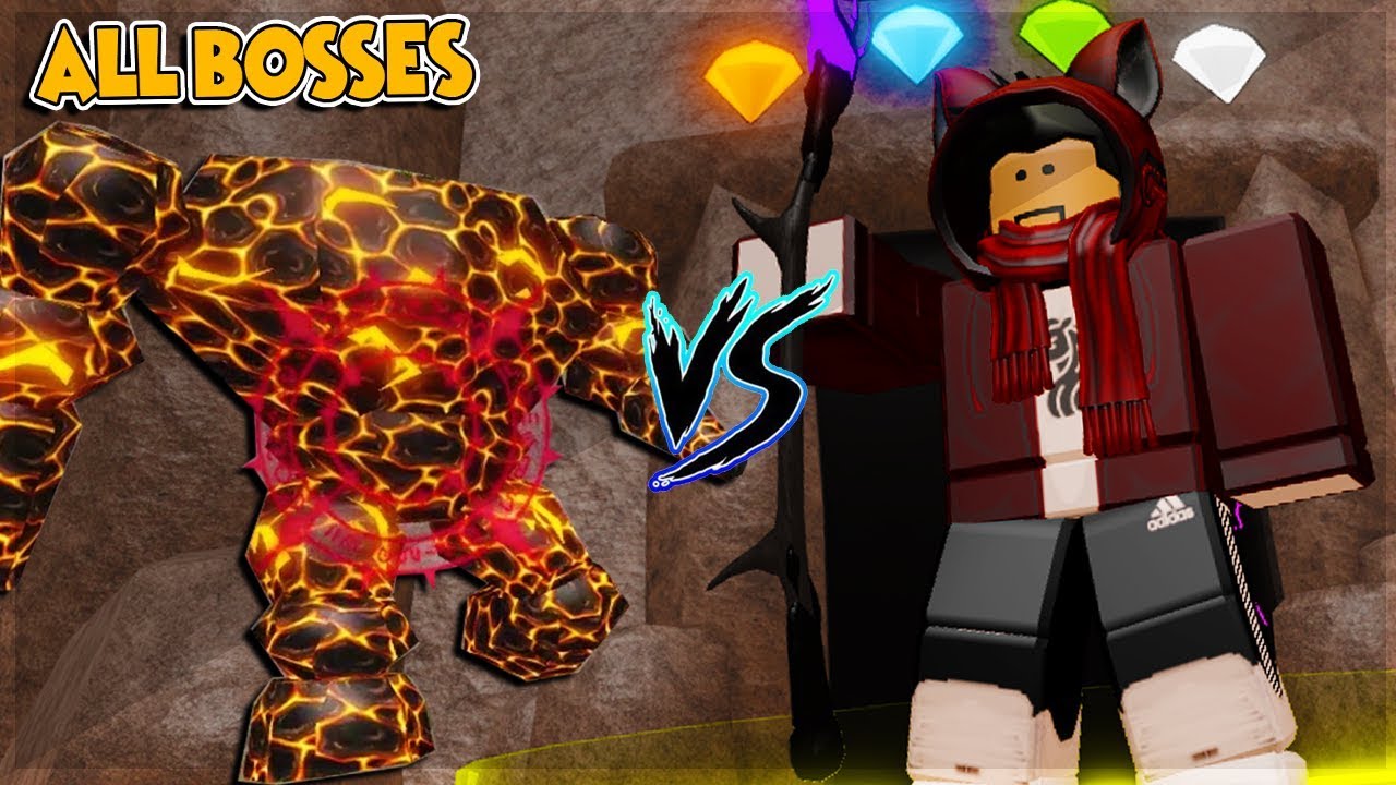 How To Beat All Bosses And Golems All Legendary In Wizard - roblox knightfall spider king