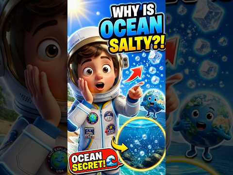 The SECRET Reason Oceans Are Salty! 😱🌊 #shorts