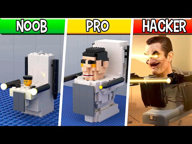 Lego Skibidi Toilet G - MAN Ver 2.0 Upgraded #skibidi #skibidibopyesye