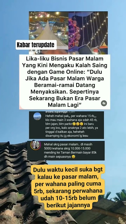 kalau didesa masih rami sih peminat nya #foryou #kabarterupdate #quotes
