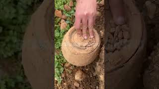 FULL of GOLD! 💰 Treasure Hunter Finds Ancient Chest with Metal Detector in Underground Cave #shorts
