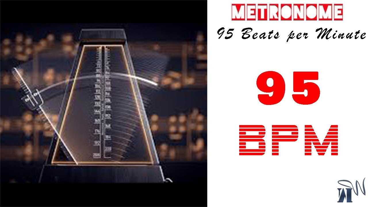 95 BPM Virtual Metronome (95 Beats per Minute) - YouTube