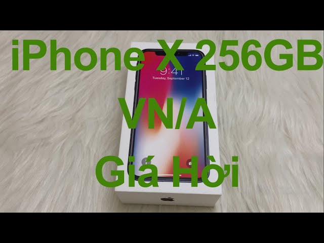 Bán iPhone X 256Gb VN/A Fullbox - Hàng đẹp giá hời, chậm là mất [MRZIN.VN]