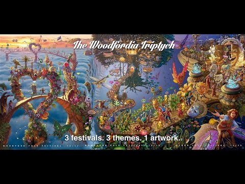 Woodford Folk Festival Triptych Animation