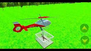 Animals Transport Truck Games: Transport a dinosaur by helicopter(Android,IOS) #gaming #viral #video screenshot 2