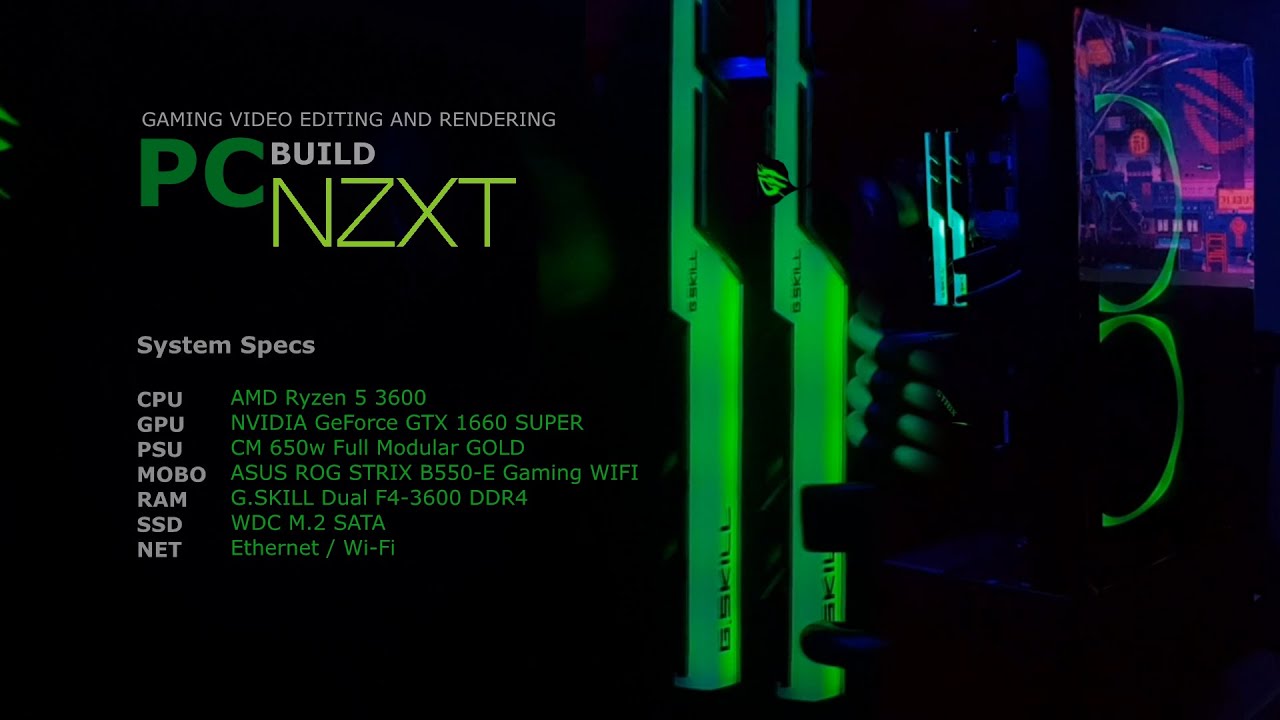 How to build a PC - NZXT / ASUS PC Build - Gaming Video Editing and ...