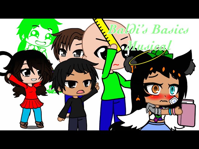 Baldi characters in Gacha Club!