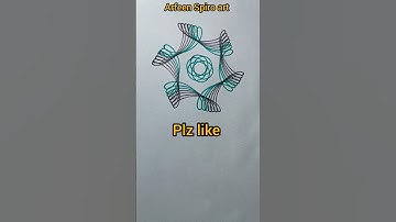 This Spirograph Design is Amazing | Arfeen Spiro art#shorts #asmr #viral #shortvideo #youtubeshorts