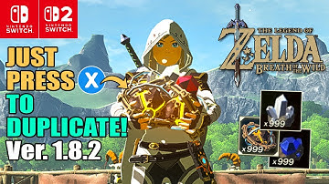 The QUICKEST Item Duplication Glitch for ALL VERSIONS of Breath of the Wild | Version 1.1.0-1.8.2