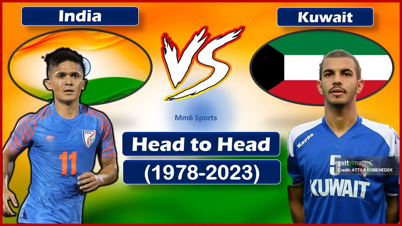 India vs Kuwait Head to Head all Match History 1978-2023